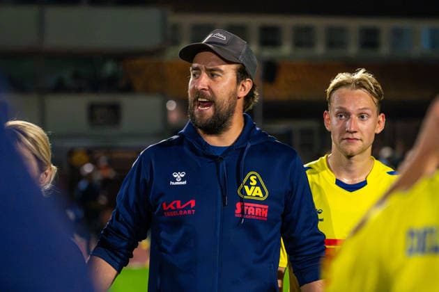 Key Riebau, Coach, SV Atlas Delmenhorst, German Soccer, Regionalliga Nord, 2026–27 Season, Matchday 5, August 26, 2026, SV Atlas Delmenhorst vs. BSV Kickers Emden, Düsternortstraße Stadium, Delmenhorst, Lower Saxony Copyright: xLeonxFrickx