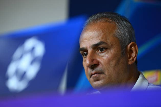 Head coach of Fenerbahce, Ismail Kartal LYON, FRANCE - AUGUST 27: Head coach of Fenerbahce, Ismail Kartal speaks during a press conference, PK, Pressekonferenz following a UEFA Champions League playoff round second-leg match between Olympique Lyon and Fenerbahce at Groupama Stadium in Lyon, France, on August 27, 2026. Arif Hudaverdi Yaman Anadolu Lyon France. Editorial use only. Please get in touch for any other usage.  Copyright: x2026xAnadoluxArifxHudaverdixYamanx