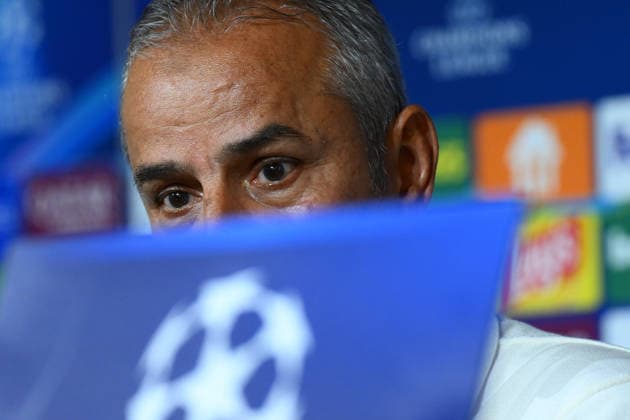 Head coach of Fenerbahce, Ismail Kartal LYON, FRANCE - AUGUST 27: Head coach of Fenerbahce, Ismail Kartal speaks during a press conference, PK, Pressekonferenz following a UEFA Champions League playoff round second-leg match between Olympique Lyon and Fenerbahce at Groupama Stadium in Lyon, France, on August 27, 2026. Arif Hudaverdi Yaman Anadolu Lyon France. Editorial use only. Please get in touch for any other usage.  Copyright: x2026xAnadoluxArifxHudaverdixYamanx