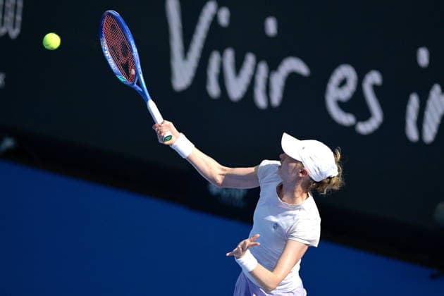 Monterrey Tennis Open Tournament Cristina Bucsa of Spain returns a shot against Darja Vidmanova of the Czech Republic during their match at the Monterrey Open tennis tournament in Monterrey, Mexico, 26 August 2026. MONTERREY Mexico  Copyright: xMiguelxSierrax