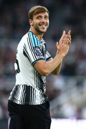 NEWCASTLE UPON TYNE, ENGLAND, AUGUST 26: Nico Gonzalez is unveiled as a new signing to the Newcastle United fans prior to the Carabao Cup Second Round match between Newcastle United and West Bromwich Albion at St James Park on August 26, 2026 in Newcastle Upon Tyne, England. (Photo by Zach Forster Sports Press Photo) Copyright: xZachxForster SportsxPressxPhotox Sportspressphoto_SPR216569