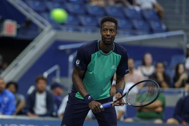2026 US Open Mixed Doubles Championship semifinals Gael Monfils of France in action while playing with Elina Svitolina of Ukraine during the semifinal round of the Mixed Doubles Championship against Belinda Bencic of Switzerland and Flavio Cobolli of Italy at the Arthur Ashe Stadium in the USTA Billie Jean King National Tennis Center in Flushing Meadows, New York, USA, 26 August 2026. FLUSHING MEADOWS NEW YORK UNITED STATES  Copyright: xSARAHxYENESELx