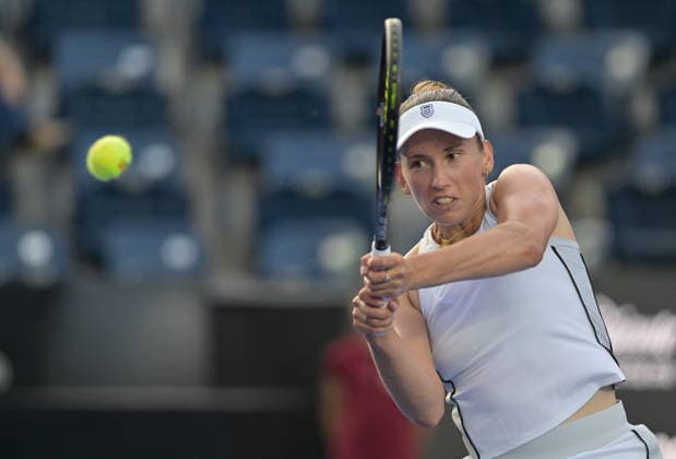 Monterrey Tennis Open Tournament Elise Mertens of Belgium in action against Panna Udvardy of Hungary during their match at the Monterrey Open tennis tournament in Monterrey, Mexico, 26 August 2026. MONTERREY Mexico  Copyright: xMiguelxSierrax