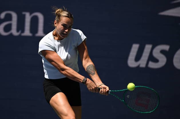 FLUSHING NY- AUGUST 26: Aryna Sabalenka is seen on the practice court during the 2026 US Open On Arthur Ashe Stadium at the USTA Billie Jean King National Tennis Center on August 26, 2026 in Flushing Queens. Copyright: xmpi04x Copyright: xIMAGO MediaPunchx