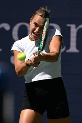 FLUSHING NY- AUGUST 26: Aryna Sabalenka is seen on the practice court during the 2026 US Open On Arthur Ashe Stadium at the USTA Billie Jean King National Tennis Center on August 26, 2026 in Flushing Queens. Copyright: xmpi04x Copyright: xIMAGO MediaPunchx