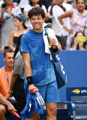 FLUSHING NY- AUGUST 26: Ben Shelton seen on the practice court during the 2026 US Open at the USTA Billie Jean King National Tennis Center on August 26, 2026 in Flushing Queens. Copyright: xmpi04 MediaPunchx