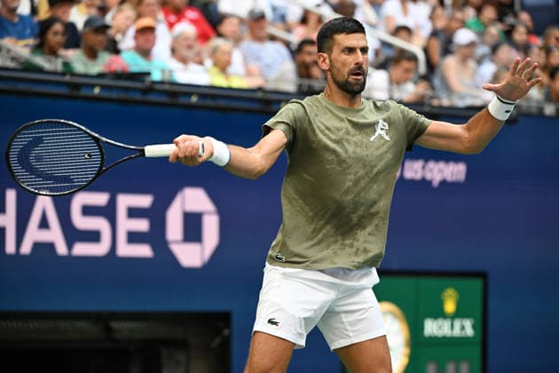 FLUSHING NY- AUGUST 26: Novak Djokovic is seen on the practice court during the 2026 US Open at the USTA Billie Jean King National Tennis Center on August 26, 2026 in Flushing Queens. Copyright: xmpi04 MediaPunchx