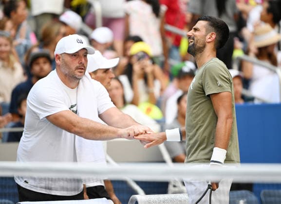 FLUSHING NY- AUGUST 26: Novak Djokovic is seen on the practice court during the 2026 US Open at the USTA Billie Jean King National Tennis Center on August 26, 2026 in Flushing Queens. Copyright: xmpi04 MediaPunchx