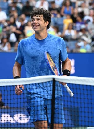 FLUSHING NY- AUGUST 26: Ben Shelton seen on the practice court during the 2026 US Open at the USTA Billie Jean King National Tennis Center on August 26, 2026 in Flushing Queens. Copyright: xmpi04 MediaPunchx