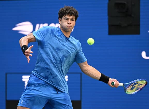 FLUSHING NY- AUGUST 26: Ben Shelton seen on the practice court during the 2026 US Open at the USTA Billie Jean King National Tennis Center on August 26, 2026 in Flushing Queens. Copyright: xmpi04 MediaPunchx