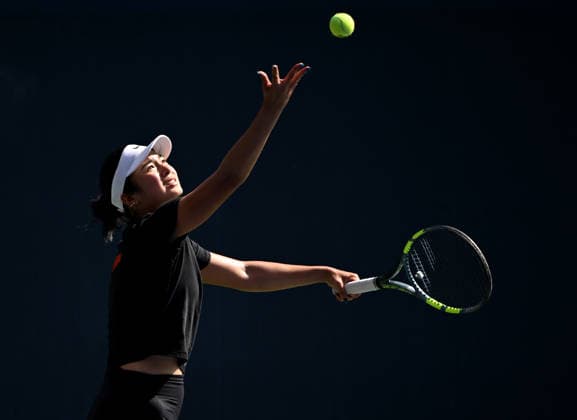 FLUSHING NY- AUGUST 26: Alexandra Ealais seen on the practice court during the 2026 US Open at the USTA Billie Jean King National Tennis Center on August 26, 2026 in Flushing Queens. Copyright: xmpi04 MediaPunchx