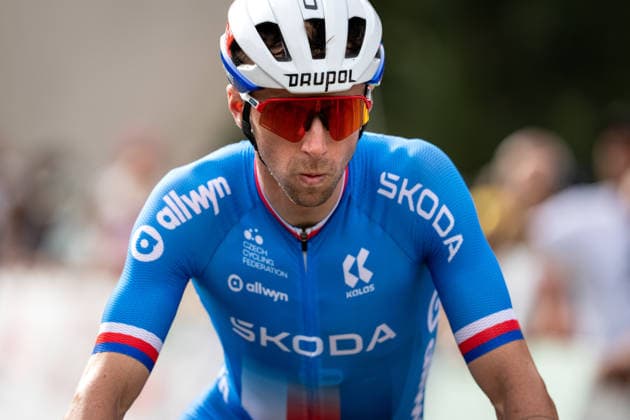 UCI MTB World Championship, WM, Weltmeisterschaft - Val Di Sole 2026 Ondrej Cink of the Czech Republic prepares before the start of the Team Relay during the UCI Mountain Bike World Championships Val di Sole 2026 in Val di Sole, Italy, on August 26, 2026. Val di Sole Italy  Copyright: xFilipxBezdÄ›kx originalFilename:bezdek-notitle260826_npyVz.jpg