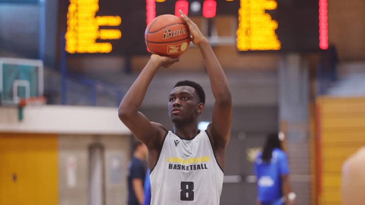 Ludwigsburg, Basketball Exhibition Game: MHP Riesen Ludwigsburg vs. HAKRO Merlins Crailsheim, Kenan Youdom (Riesen)