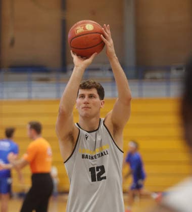 Ludwigsburg, Basketball Exhibition Game: MHP Riesen Ludwigsburg vs. HAKRO Merlins Crailsheim, Patrick Cartier (Riesen)