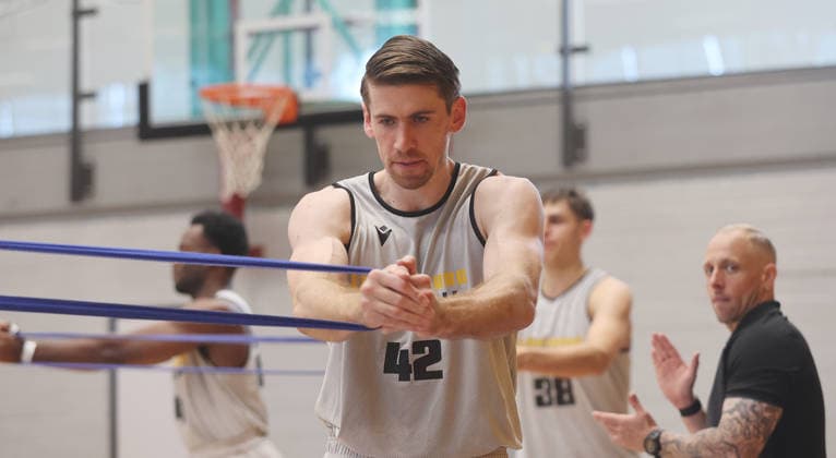 Ludwigsburg, Basketball Exhibition Game: MHP Riesen Ludwigsburg vs. HAKRO Merlins Crailsheim, Tommy Rutherford (Riesen)