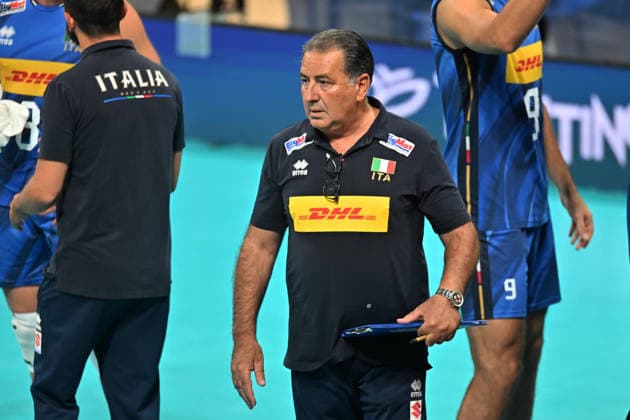 Italy v Germany - International Friendly, Länderspiel, Nationalmannschaft Match Ferdinando De Giorgi plays during the international friendly match between Italy and Germany at PalaCalafiore in Reggio Calabria, Italy, on August 26, 2026. Reggio Calabria Italy  Copyright: xAndreaxRositox originalFilename:rosito-notitle260826_npDpi.jpg