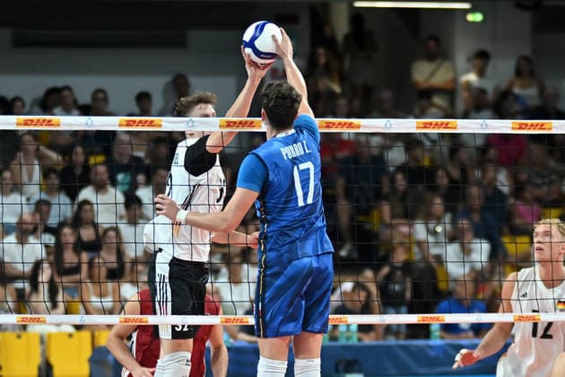 Italy v Germany - International Friendly, Länderspiel, Nationalmannschaft Match Luca Porro during the international friendly match between Italy and Germany at PalaCalafiore in Reggio Calabria, Italy, on August 26, 2026. Reggio Calabria Italy  Copyright: xAndreaxRositox originalFilename:rosito-notitle260826_npOG2.jpg