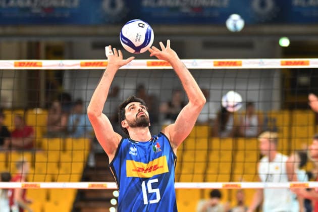 Italy v Germany - International Friendly, Länderspiel, Nationalmannschaft Match Daniele Lavia during the international friendly match between Italy and Germany at PalaCalafiore in Reggio Calabria, Italy, on August 26, 2026. Reggio Calabria Italy  Copyright: xAndreaxRositox originalFilename:rosito-notitle260826_npOnj.jpg