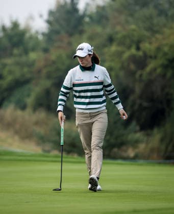 2026 KPMG Women s Irish Open, The K Club, Kildare 27 8 2026 Ireland™s Leona Maguire lines up her putt on the 11th hole Leona Maguire lines up her putt on the 11th hole 27 8 2026  Copyright: xx AC018777