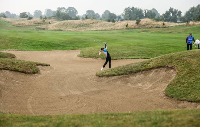 2026 KPMG Women s Irish Open, The K Club, Kildare 27 8 2026 Ireland™s Olivia Costello takes a shot on the 11th hole Olivia Costello takes a shot on the 11th hole 27 8 2026  Copyright: xx NE1L8751