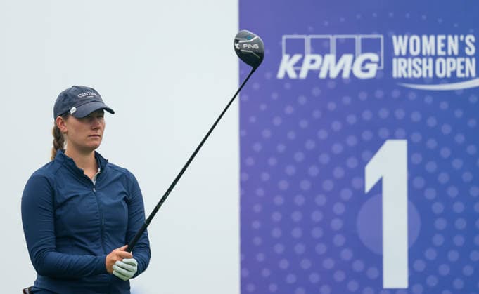 2026 KPMG Women s Irish Open, The K Club, Kildare 27 8 2026 Sweden™s Louisa Carlbom lines up her drive on the 1st hole Louisa Carlbom lines up her drive on the 1st hole 27 8 2026  Copyright: xx NE1L8899