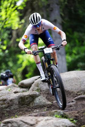 2026 UCI Mountain Bike World Championships Picture by Ed Sykes SWpix.com - 27 08 2026 - Cycling - 2026 UCI Mountain Bike World Championships - Val di Sole, Trentino, Italy - Cross-country Olympic (XCO) - Men Junior - Luke Trafford (Great Britain) Copyright: x xSWpix.comx(t axPhotographyxHubxLtd)xEdxSykes SWpix.comx SWP-3030-19849