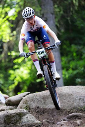 2026 UCI Mountain Bike World Championships Picture by Ed Sykes SWpix.com - 27 08 2026 - Cycling - 2026 UCI Mountain Bike World Championships - Val di Sole, Trentino, Italy - Cross-country Olympic (XCO) - Men Junior - Jacob Steed (Great Britain) Copyright: x xSWpix.comx(t axPhotographyxHubxLtd)xEdxSykes SWpix.comx SWP-3030-19863