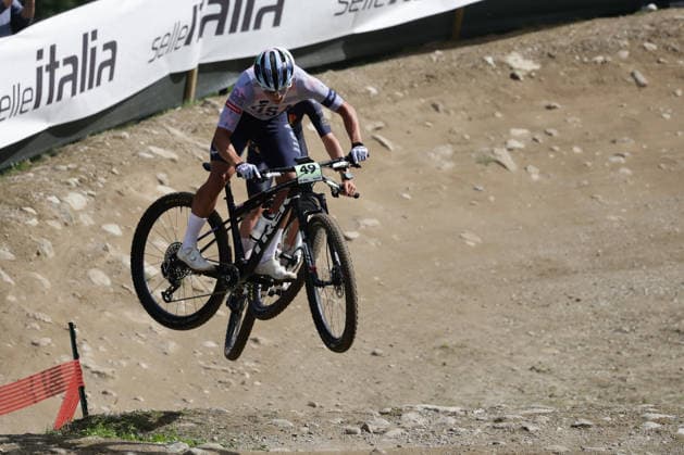 August 27, 2026, Daolasa di Commezzadura, Val di Sole Bikeland, 2026 UCI MTB World Championships Men s Junior XCO Cross Country Olympic Michael Ziomek 49 USA Daolasa di Commezzadura Val di Sole Bikeland Trento, Italy Copyright: xJustPictures.ch FrancescoxMinghettix jp-en-FrMi-MNG_0079