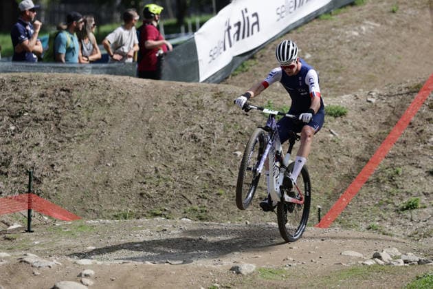 August 27, 2026, Daolasa di Commezzadura, Val di Sole Bikeland, 2026 UCI MTB World Championships—Men s Junior XCO (Cross Country Olympic)—Noa Filippi, 16, FRA, Daolasa di Commezzadura, Val di Sole Bikeland, Trento, Italy Copyright: xJustPictures.ch FrancescoxMinghettix jp-en-FrMi-MNG_0051