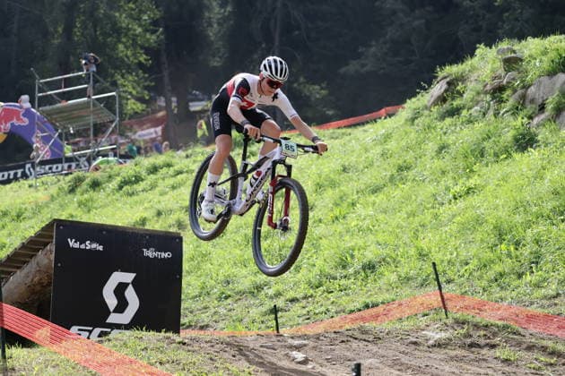 August 27, 2026, Daolasa di Commezzadura, Val di Sole Bikeland, 2026 UCI MTB World Championships, Men s Junior XCO (Cross Country Olympic), Alessandro Soler 85 SUI, Daolasa di Commezzadura, Val di Sole Bikeland, Trento, Italy Copyright: xJustPictures.ch FrancescoxMinghettix jp-en-FrMi-MNG_0160