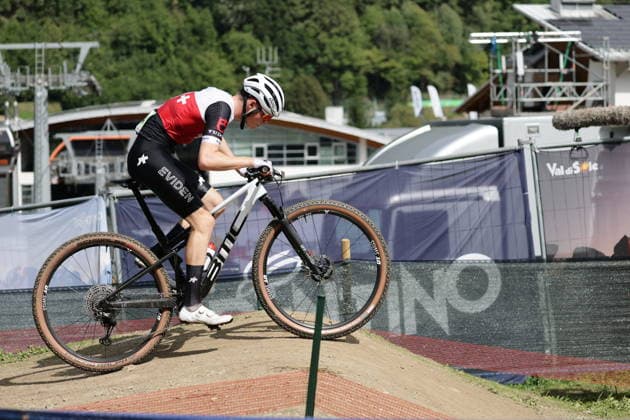 August 27, 2026, Daolasa di Commezzadura, Val di Sole Bikeland, 2026 UCI MTB World Championships: Men s Junior XCO (Cross Country Olympic), Men s Gygax 46, SUI, Daolasa di Commezzadura, Val di Sole Bikeland, Trento, Italy Copyright: xJustPictures.ch FrancescoxMinghettix jp-en-FrMi-MNG_0234