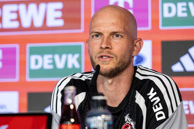 Pressekonferenz, 1.FC Köln, 27.08.2026 Rene Wagner (Cheftrainer) Pressekonferenz von 1.FC Köln vor dem Bundesligaspiel gegen TSG Hoffenheim; 27.08.2026 DFL regulations prohibit any use of photographs as image sequences and or quasi video. *** Press Conference, 1 FC Köln, August 27, 2026 Rene Wagner, Head Coach Press conference held by 1 FC Köln ahead of the Bundesliga match against TSG Hoffenheim on August 27, 2026 DFL regulations prohibit any use of photographs as image sequences and or quasi-video Copyright: xBEAUTIFULxSPORTS Buriakovx