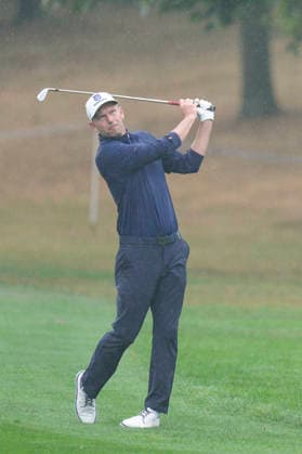 SUTTON COLDFIELD, ENGLAND - AUG 27: Marcel Siem (GER) plays from the first fairway during Round 1 at the 2026 Husqvarna British Masters at The Belfry, Sutton Coalfield on August 27, 2026 in Warwickshire, England The 2026 Husqvarna British Masters