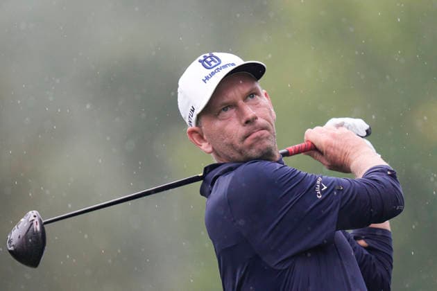 SUTTON COLDFIELD, ENGLAND - AUG 27: Marcel Siem (GER) plays from the second tee during Round 1 at the 2026 Husqvarna British Masters at The Belfry, Sutton Coalfield on August 27, 2026 in Warwickshire, England The 2026 Husqvarna British Masters
