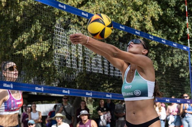 German Beach Championship (German Beach Volleyball Championship) Dortmund, Germany August 27, 2026 DORTMUND, GERMANY AUGUST 27 Rika Dieckmann, Player 1, Eintracht Spontent Düsseldorf during the German Beach Championship (German Beach Volleyball Championship) in Dortmund on August 27, 2026, in Dortmund, Germany Copyright: xBEAUTIFULxSPORTS PeterxWeberx
