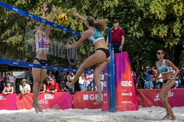 German Beach Championship German Beach Volleyball Championship Dortmund, Germany August 27, 2026 DORTMUND, GERMANY AUGUST 27 Clara Dreßen, Player 2 for VCO Münster, during the German Beach Championship (Deutsche Beachvolleyball Meisterschaft) in Dortmund on August 27, 2026, in Dortmund, Germany Copyright: xBEAUTIFULxSPORTS PeterxWeberx