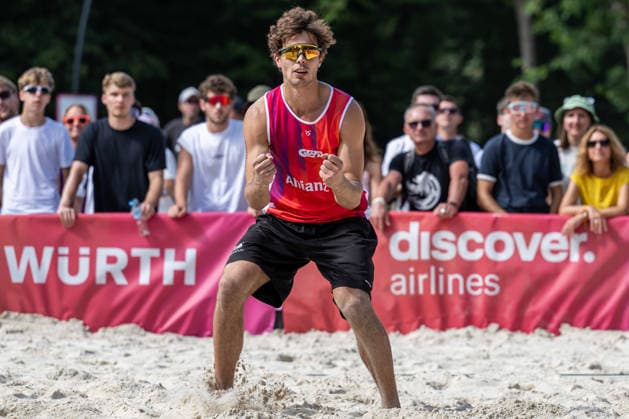 German Beach Championship (German Beach Volleyball Championship) in Dortmund, Germany, August 27, 2026 DORTMUND, GERMANY AUGUST 27 Lui Wüst, Player 2, Eintracht Spontent during the German Beach Championship (German Beach Volleyball Championship) in Dortmund on August 27, 2026, in Dortmund, Germany Copyright: xBEAUTIFULxSPORTS PeterxWeberx