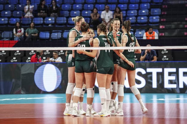 Poland v Germany - CEV EuroVolley 2026 ISTANBUL, TURKIYE - AUGUST 27: Players of Poland celebrate after a score during the CEV EuroVolley 2026 Women Group A match between Poland and Germany at Sinan Erdem Dome in Istanbul, Turkiye on August 27, 2026. Agit Erdi Ulukaya Anadolu Istanbul Turkey. Editorial use only. Please get in touch for any other usage.  Copyright: x2026xAnadoluxAgitxErdixUlukayax