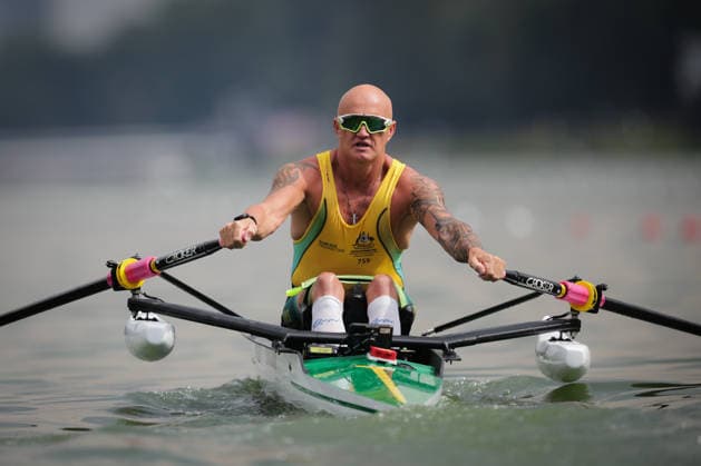 RECORD DATE NOT STATED 27th August 2026; Bosbaan, Amsterdam, Holland, Netherlands; 2026 World Rowing Championships, Day Four; Heat; Australia PR1 Mens Single Sculls (PR1 M1x) with Erik Horrie AnthonyxBenoit