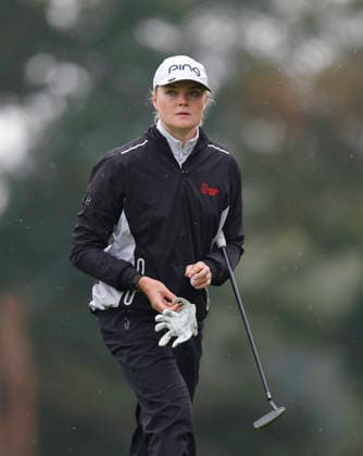 RECORD DATE NOT STATED 27th August 2026; The K Club, Straffan, County Kildare, Ireland: KPMG Womens Irish Open Golf, Round One; Luca Thompson of Wales walks to the 8th tee PeterxFitzpatrick