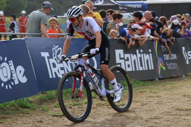 Mountain Bike Cycling World Championships UCI 2026 Pierre Teyssot MAXPPP ; Mountain Bike Cycling World Championships UCI 2026 in Commezzadura on August 27, 2026. Cross-Country Short Track, Men Under 23, in action Micha Alder (SUI) Pierre Teyssot Maxppp Commezzadura Val di Sole - Trentino Italy  Copyright: xMAXPPPxPierrexTeyssotx TEY60884 TEY60884