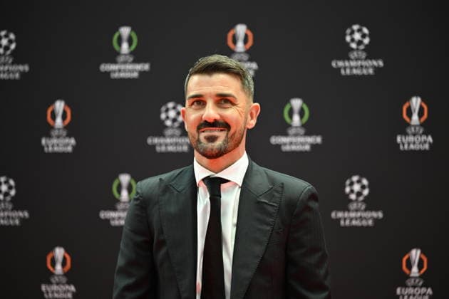 UEFA Champions League 2026 27 league phase draw in Monaco MONACO - AUGUST 27: Former footballer David Villa is seen on the red carpet ahead of the draw at Grimaldi Forum on August 27, 2026 in Monaco. Mustafa Yalcin Anadolu Monaco Monaco. Editorial use only. Please get in touch for any other usage.  Copyright: x2026xAnadoluxMustafaxYalcinx