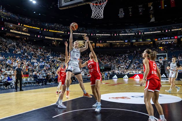 Basketball Cologne, August 27, 2026, Friendly Match, Germany (GER) vs. Turkey (TUR), Marie Gülich, Germany, No. 21, Gulich