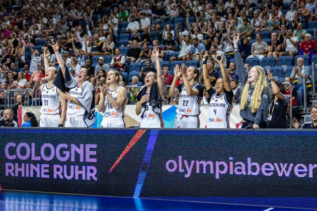 Basketball Cologne, August 27, 2026; Friendly Match; Germany (GER) vs. Turkey (TUR); Cheers for Germany