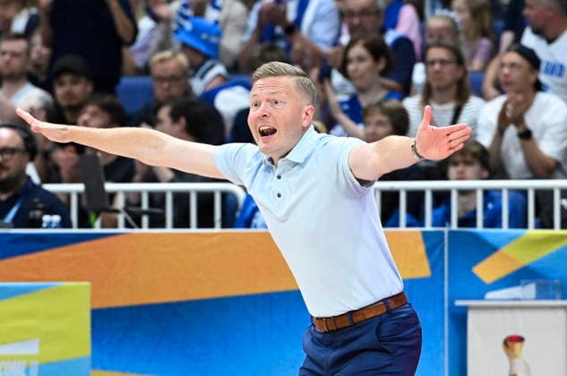 LKS 20260827 Head coach of Finland Lassi Tuovi during FIBA Basketball World Cup 2027 European Qualifiers match Finland vs. Sweden in Helsinki, Finland on August 27, 2026. - HEIKKI SAUKKOMAA Helsinki Finland 2-sfcT-h_so  Copyright: xHeikkixSaukkomaax 2-sfcT-h_so