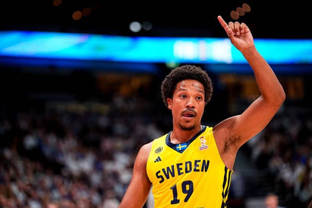 August 27, 2026: Melwin Pantzar of Sweden during the FIBA World Cup Qualifier game between Finland and Sweden on August 27, 2026 in Helsinki. Photo by Kalle Parkkinen, BILDBYRAN COP 211 XZ0245. basketball, FIBA World Cup qualifiers, Finland, Sweden, bbeng  Copyright: KALLExPARKKINEN BB260827BB368