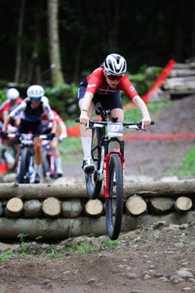 2026 UCI Mountain Bike World Championships Picture by Ed Sykes SWpix.com - 27 08 2026 - Cycling - 2026 UCI Mountain Bike World Championships - Val di Sole, Trentino, Italy - Cross-country Short Track (XCO) - Women Elite - Oda Laforce (Norway) Copyright: x xSWpix.comx(t axPhotographyxHubxLtd)xEdxSykes SWpix.comx SWP-3030-20114