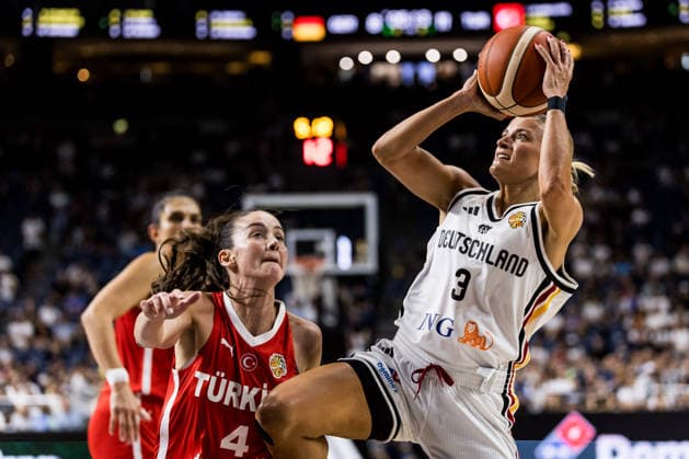 Basketball, Women's, International match, Germany v Turkey