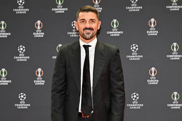David Villa au photocall du tirage au sort de la phase de ligue de l’édition 2026-2027 de la Ligue des champions au Grimaldi Forum de Monaco, le 27 août 2026. Bruno Bebert Bestimage Photocallt ahead of the draw at Grimaldi Forum on August 27, 2026 in Monaco. Monaco Monaco  Copyright: xBrunoxBebertx xBestimagexBrunoxBebertx xBestimagex