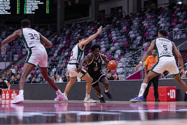 Exhibition Game: Telekom Baskets Bonn vs. VET CONCEPT Gladiators Trier, August 27, 2026; John Michael Wright, Telekom Baskets Bonn 1 vs. All of Trier; Exhibition Game: Telekom Baskets Bonn vs. VET CONCEPT Gladiators Trier, August 27, 2026, Telekom Dome Bonn Copyright: xBEAUTIFULxSPORTS Derixx